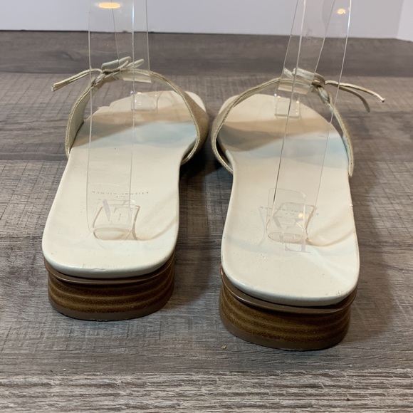 Etienne Aigner linen slides size 7 1/2 - Picture 5 of 9
